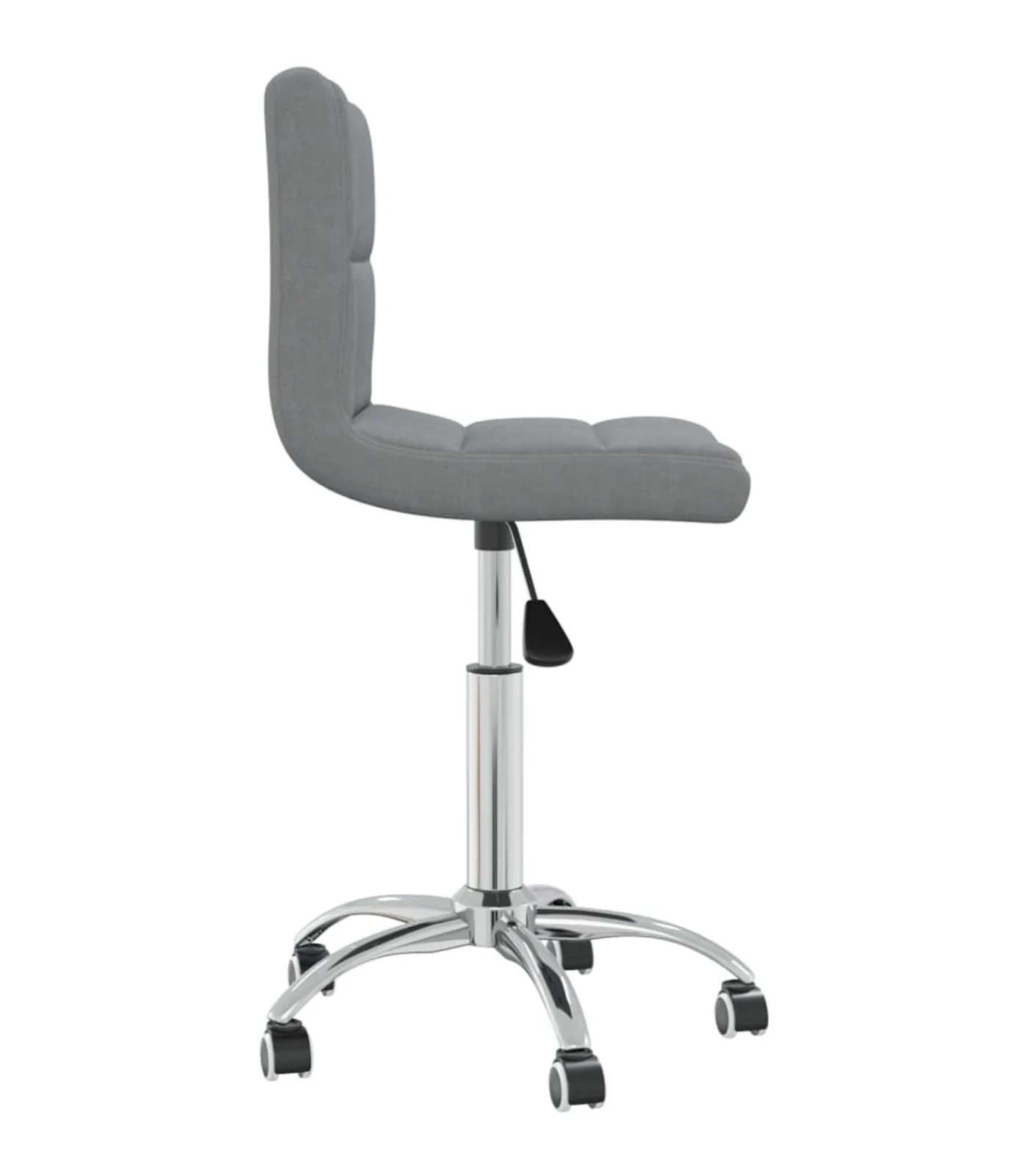 Sale Eetkamerstoel draaibaar stof lichtgrijs Stoelen