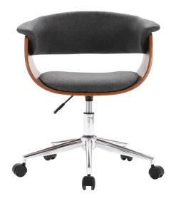 Sale Eetkamerstoelen 4 st draaibaar stof grijs Stoelen