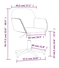 Online Eetkamerstoelen 2 st draaibaar stof blauw Stoelen