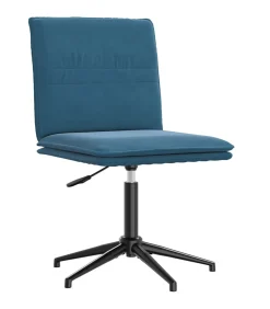Online Eetkamerstoelen 6 st fluweel blauw Stoelen