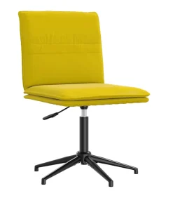 Online Eetkamerstoelen 2 st fluweel geel Stoelen