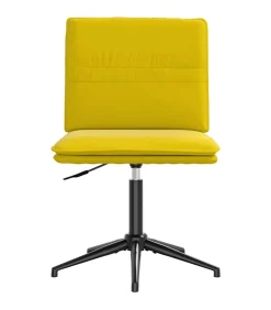 Online Eetkamerstoelen 2 st fluweel geel Stoelen