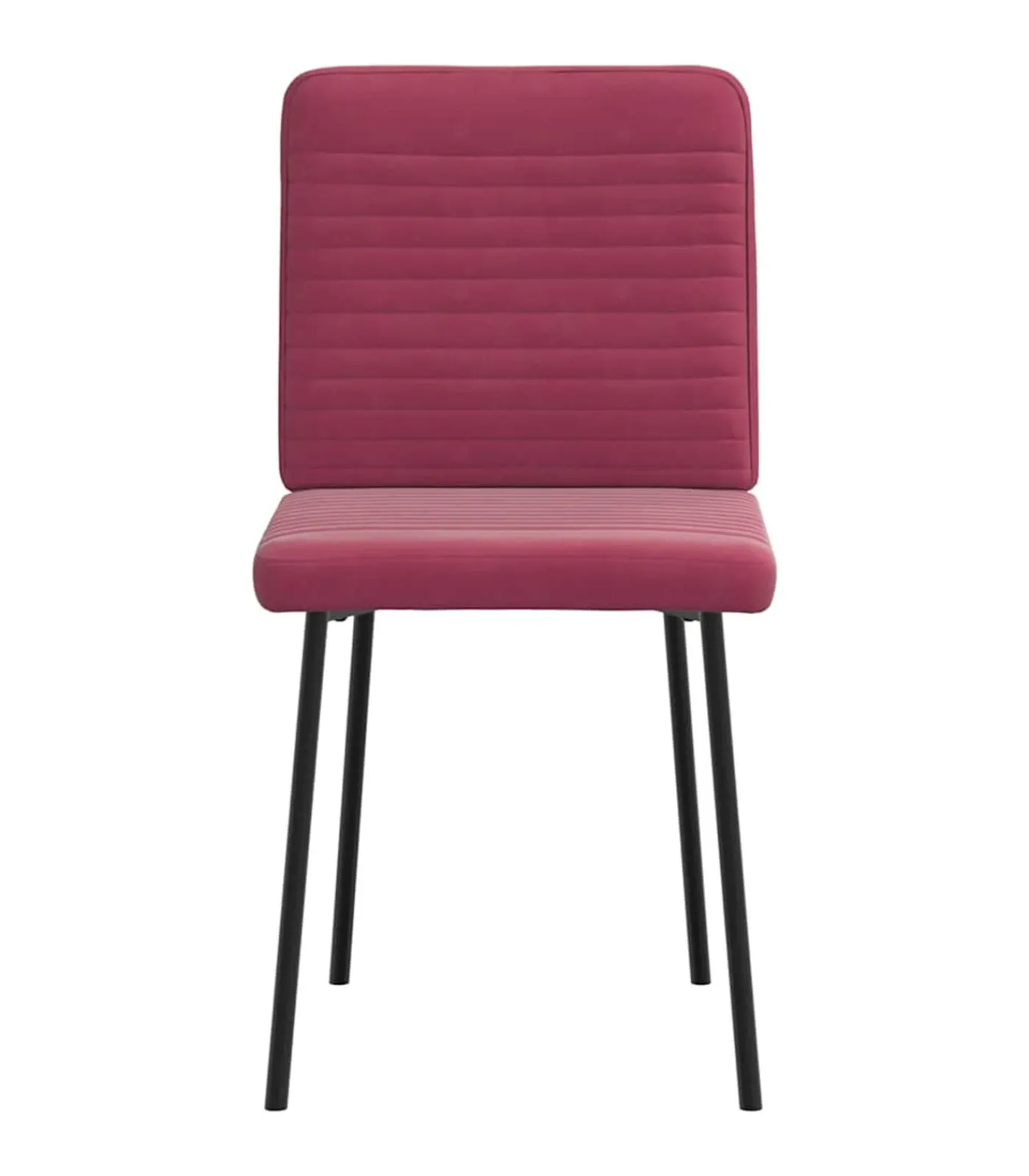 Online Eetkamerstoelen 4 st fluweel wijnrood Stoelen