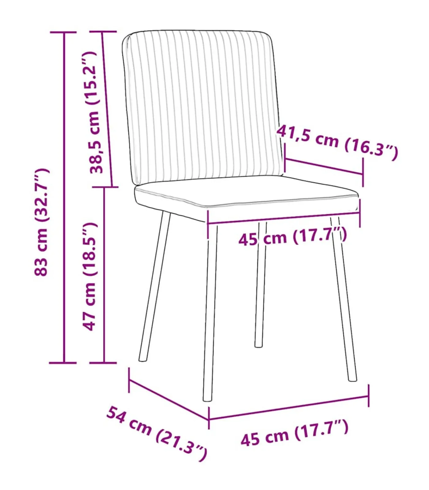 Discount Eetkamerstoelen 4 st fluweel crèmekleurig Stoelen
