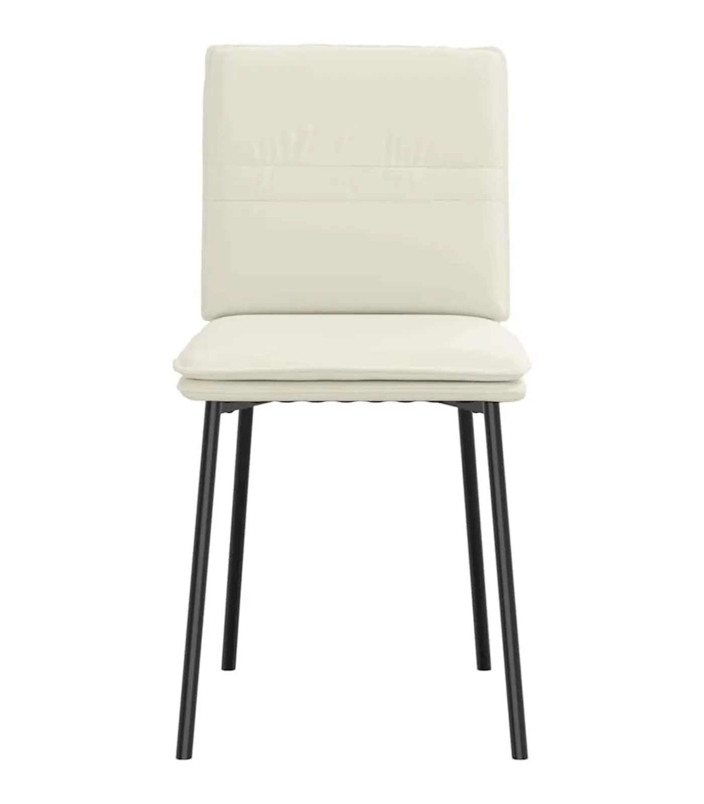 Discount Eetkamerstoelen 4 st fluweel crèmekleurig Stoelen