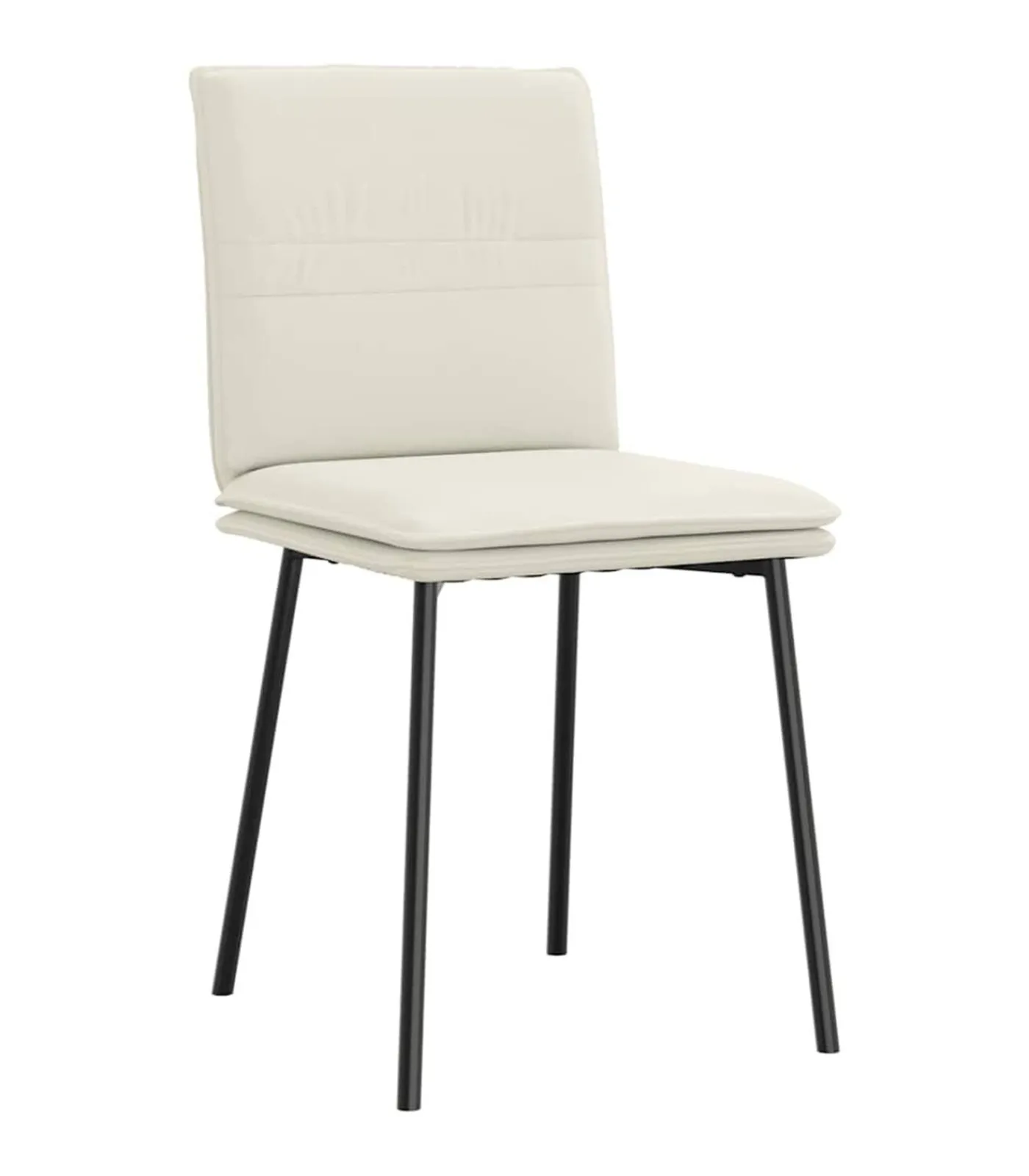 Discount Eetkamerstoelen 6 st fluweel crèmekleurig Stoelen