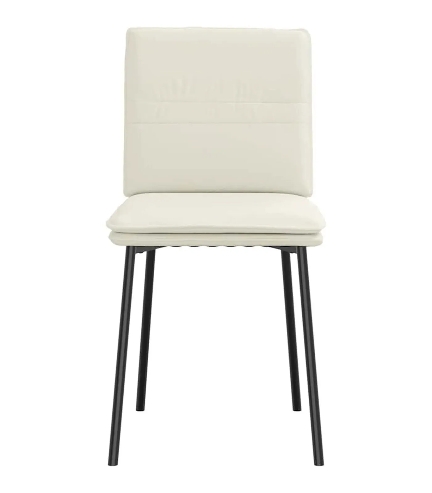 Discount Eetkamerstoelen 6 st fluweel crèmekleurig Stoelen