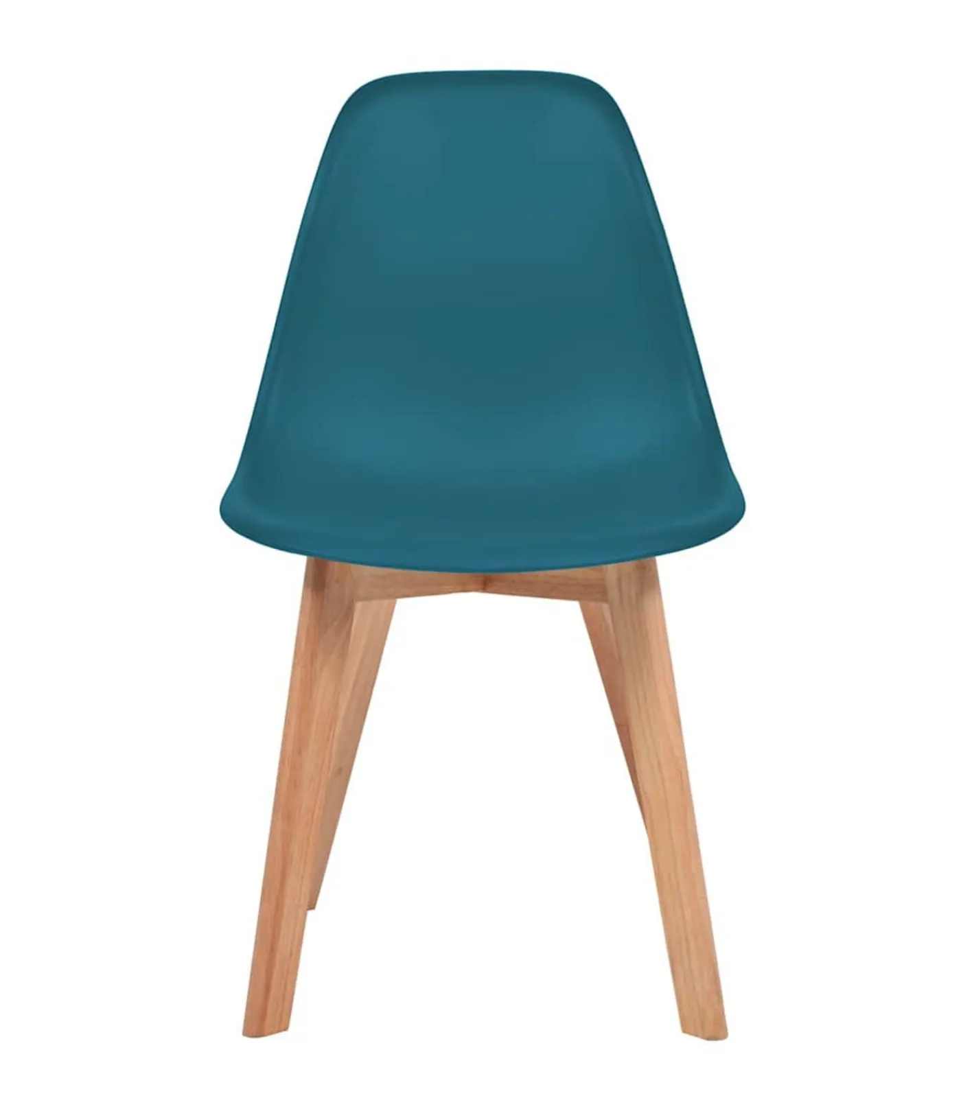 Sale Eetkamerstoelen 4 st kunststof turquoise Stoelen