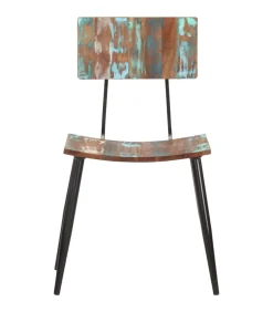 New Eetkamerstoelen 4 st massief gerecycled hout Stoelen