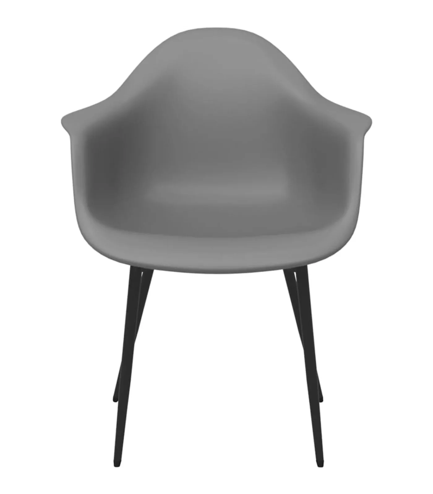 Discount Eetkamerstoelen 2 st PP grijs Stoelen