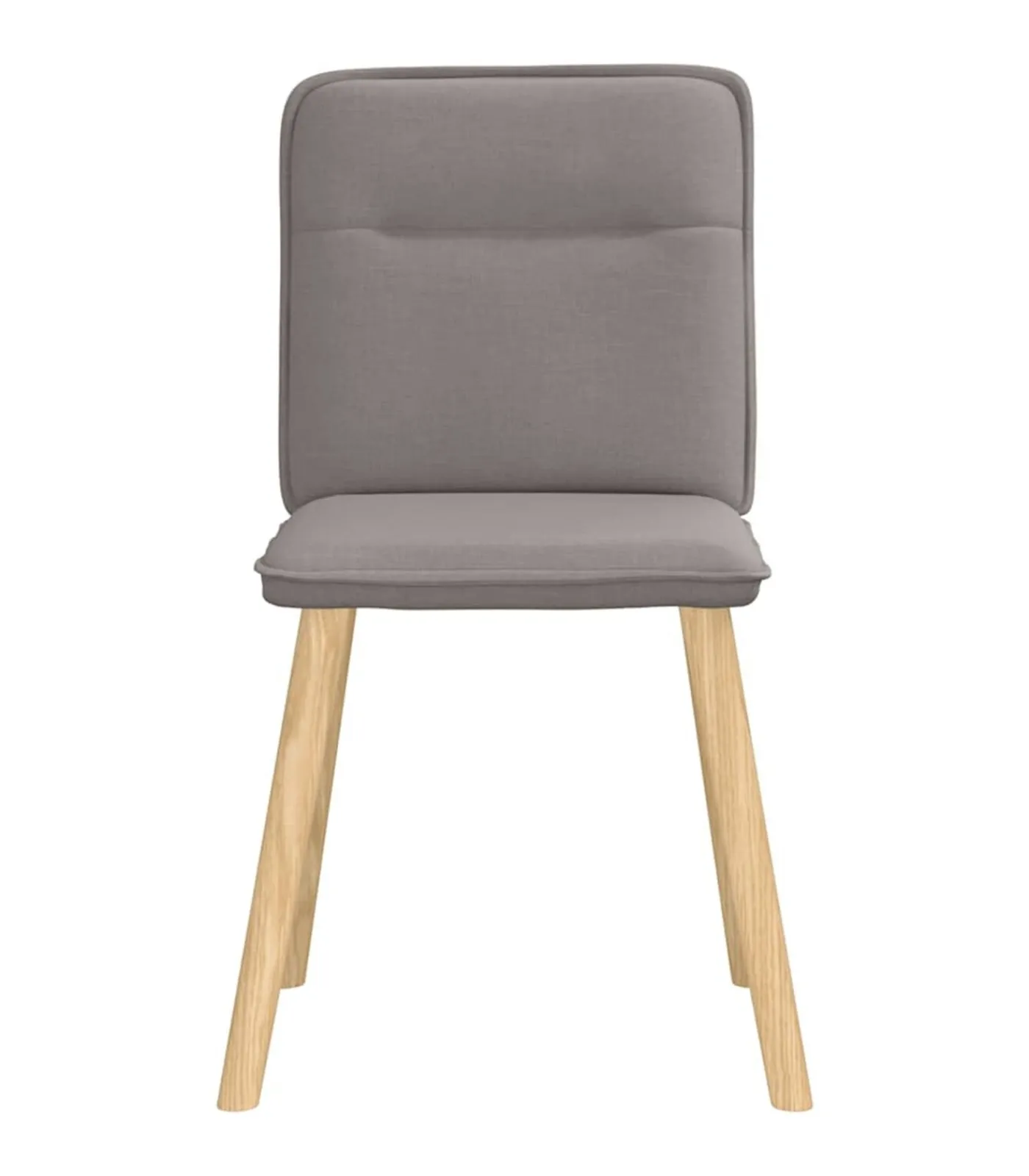 Hot Eetkamerstoelen 6 st stof taupe Stoelen