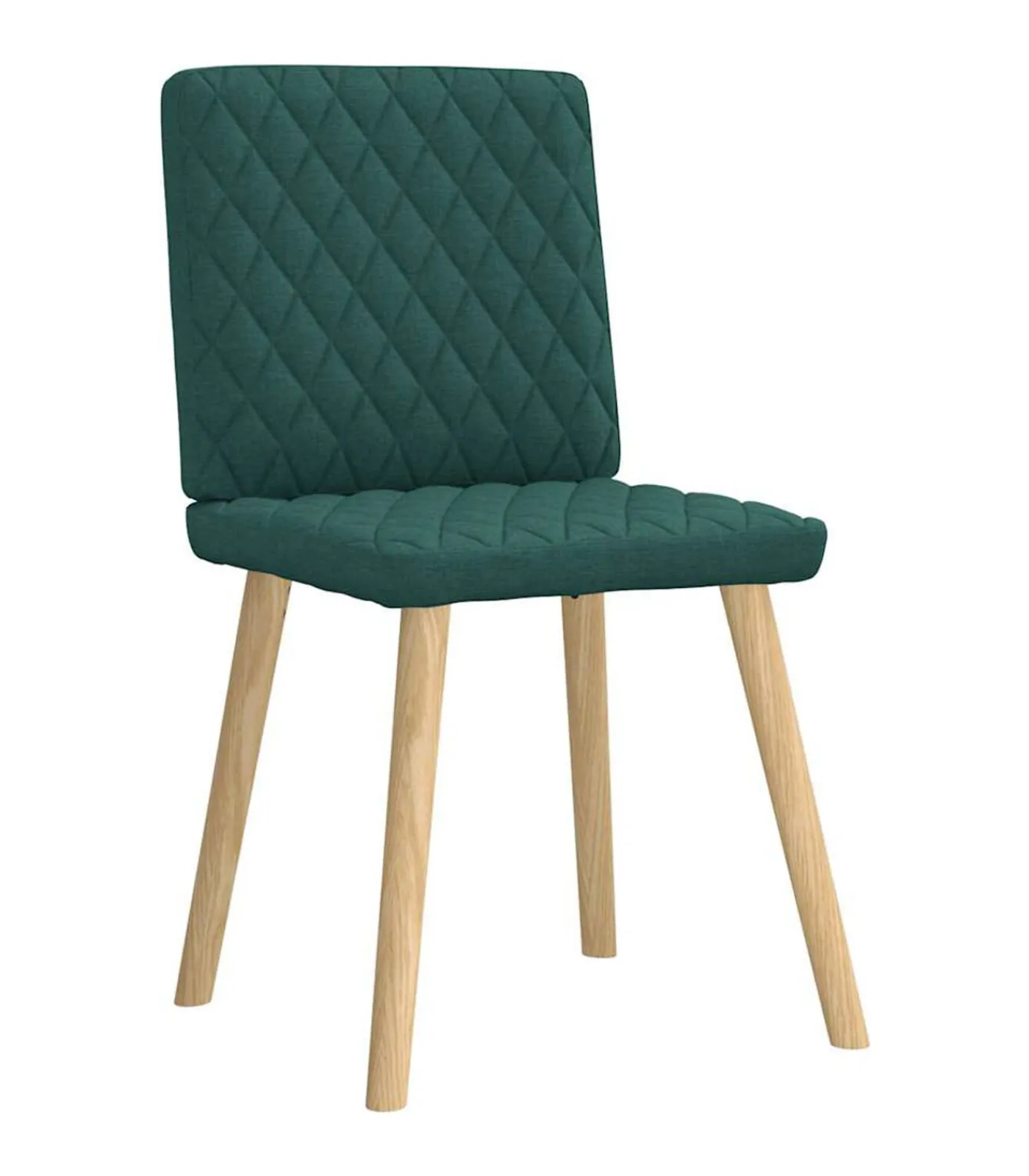 Hot Eetkamerstoelen 4 st stof donkergroen Stoelen