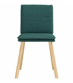 Hot Eetkamerstoelen 6 st stof donkergroen Stoelen