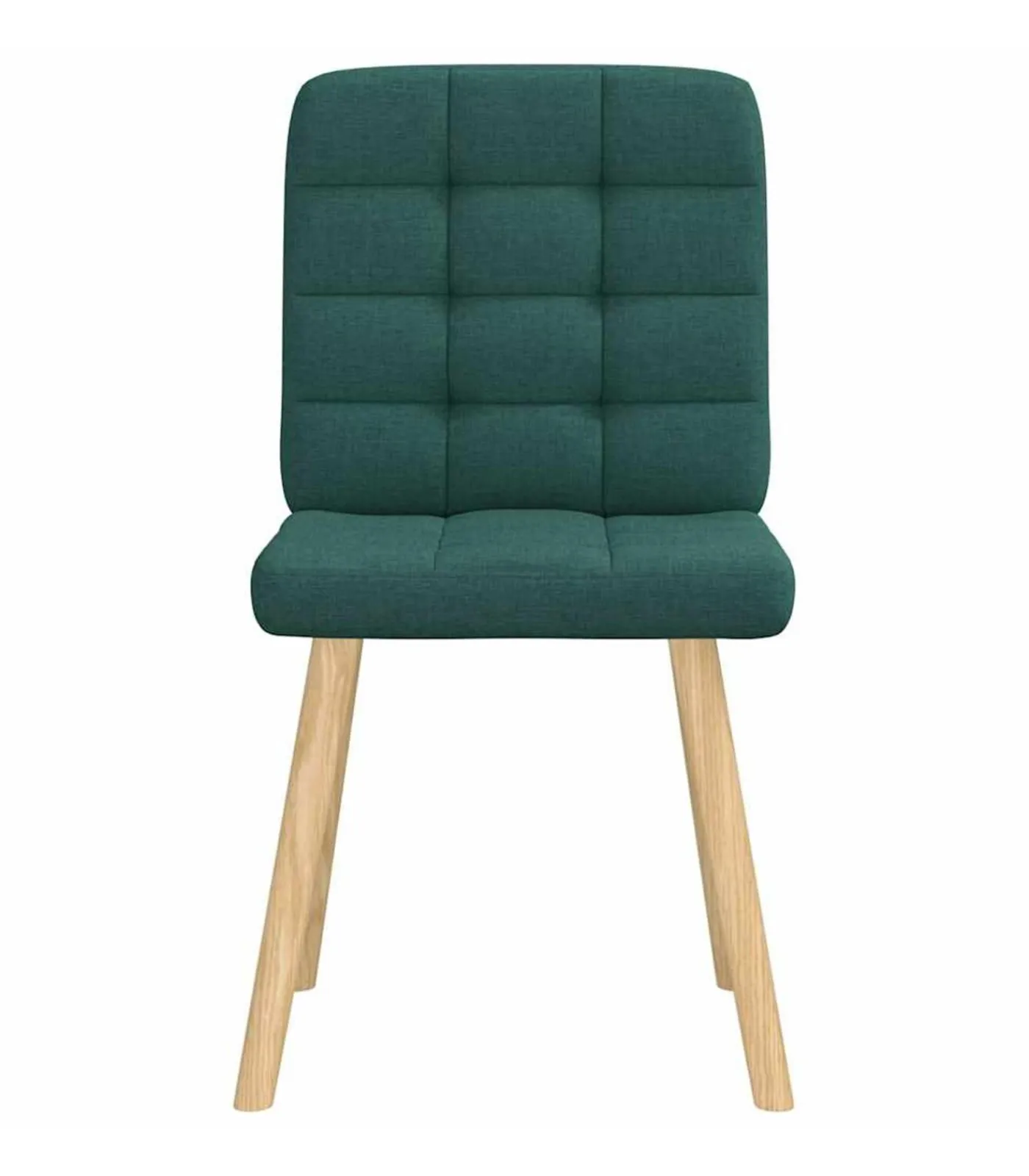 Discount Eetkamerstoelen 2 st stof donkergroen Stoelen