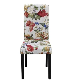 Discount Eetkamerstoelen 6 st stof meerkleurig Stoelen