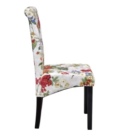 Discount Eetkamerstoelen 6 st stof meerkleurig Stoelen