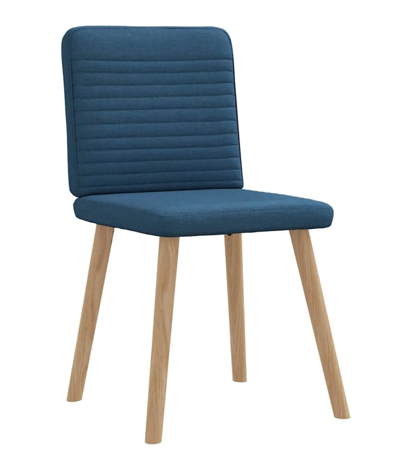 Sale Eetkamerstoelen 4 st stof blauw Stoelen
