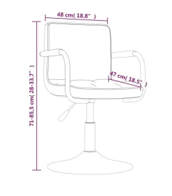 Online Eetkamerstoelen draaibaar 2 st fluweel donkergrijs Stoelen