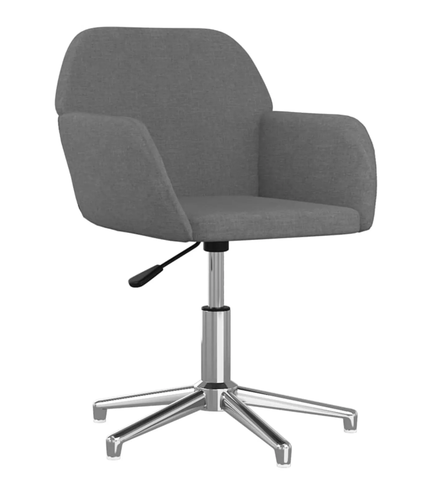 Online Eetkamerstoelen draaibaar 2 st stof lichtgrijs Stoelen