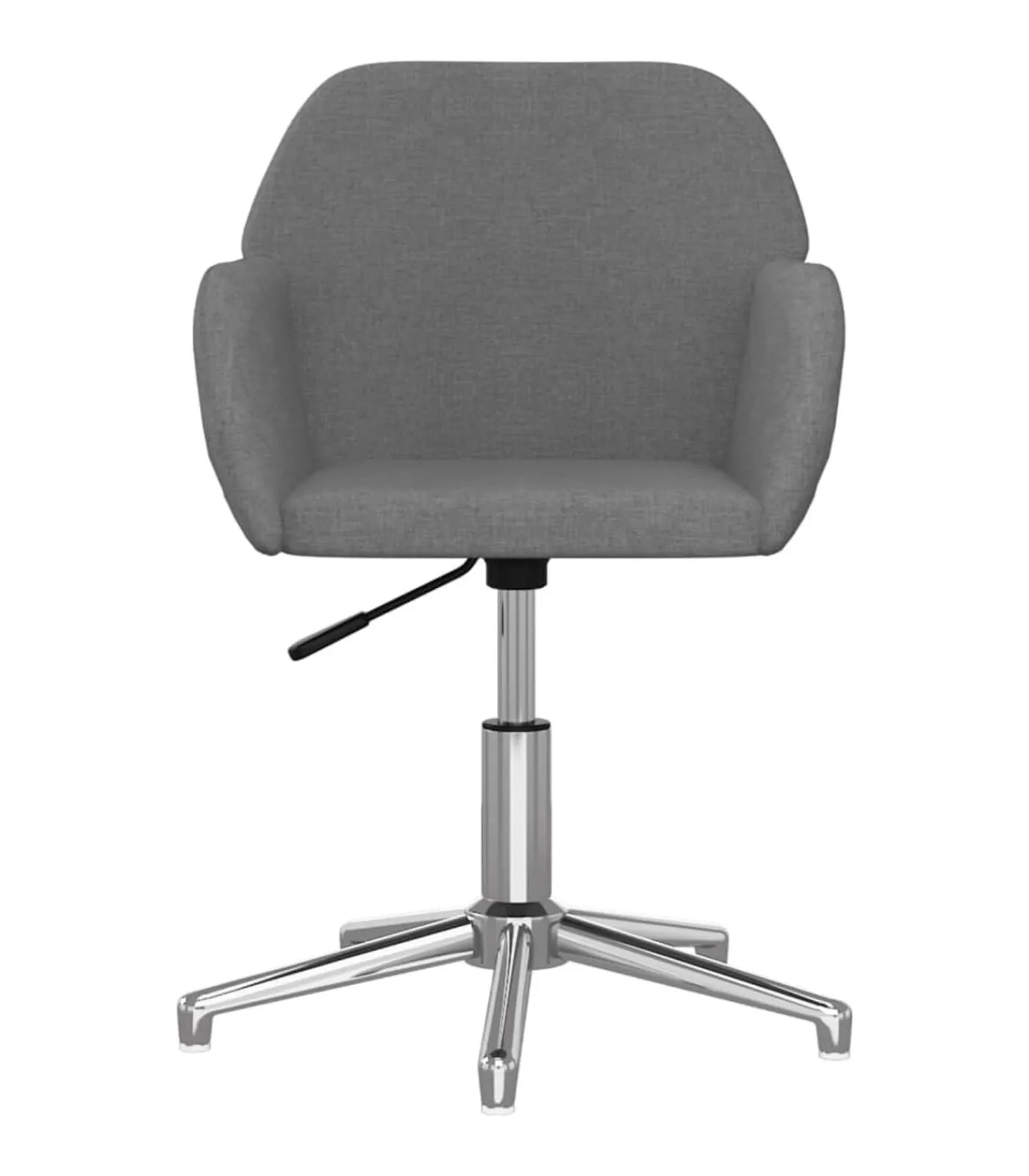 Online Eetkamerstoelen draaibaar 2 st stof lichtgrijs Stoelen