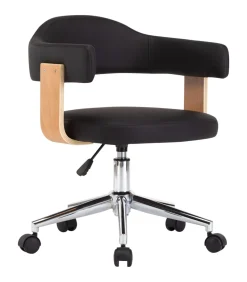 Online Eetkamerstoelen draaibaar 2 st kunstleer zwart Stoelen