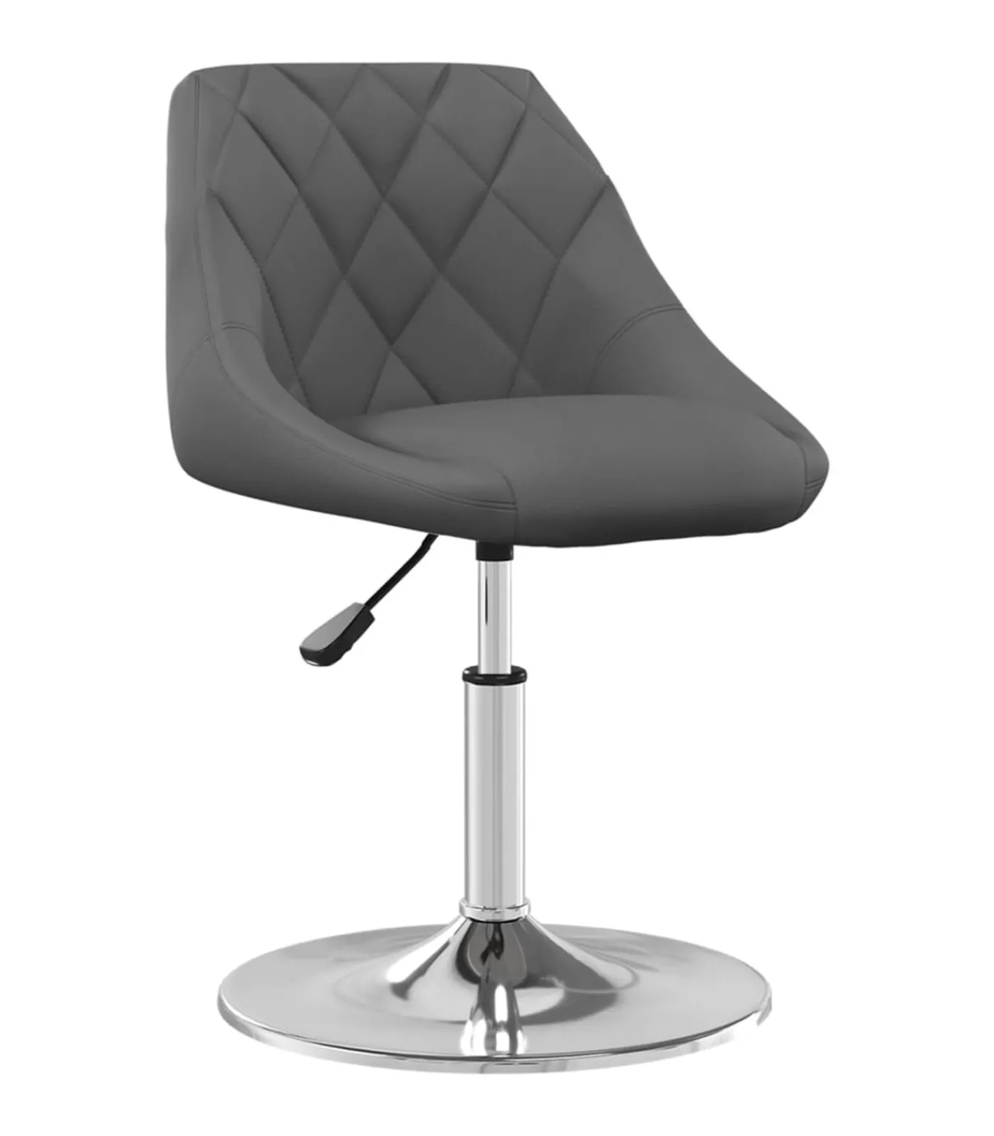 Eetkamerstoelen draaibaar 6 st fluweel donkergrijs Stoelen