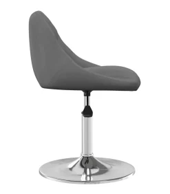 Eetkamerstoelen draaibaar 6 st fluweel donkergrijs Stoelen