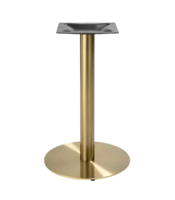 New Eettafel 60 x 60 cm met gouden voet en terrazzo/gouden coating Tafels