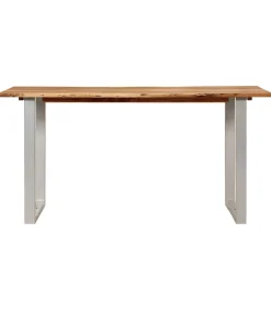 Hot Eettafel 154x80x76 cm massief acaciahout Tafels