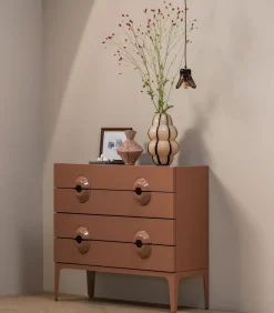 Outlet Elle Hanglamp Klein - Glas - Bruin - 12x14x13 Hanglampen