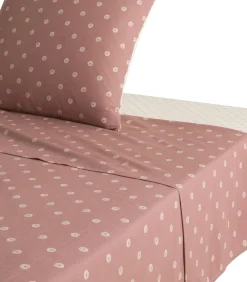 Online Emiko - Laken van bamboe met print Lakens