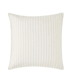 Discount Equilibre - Effen kussensloop in flanellen chambray katoen Kussenslopen