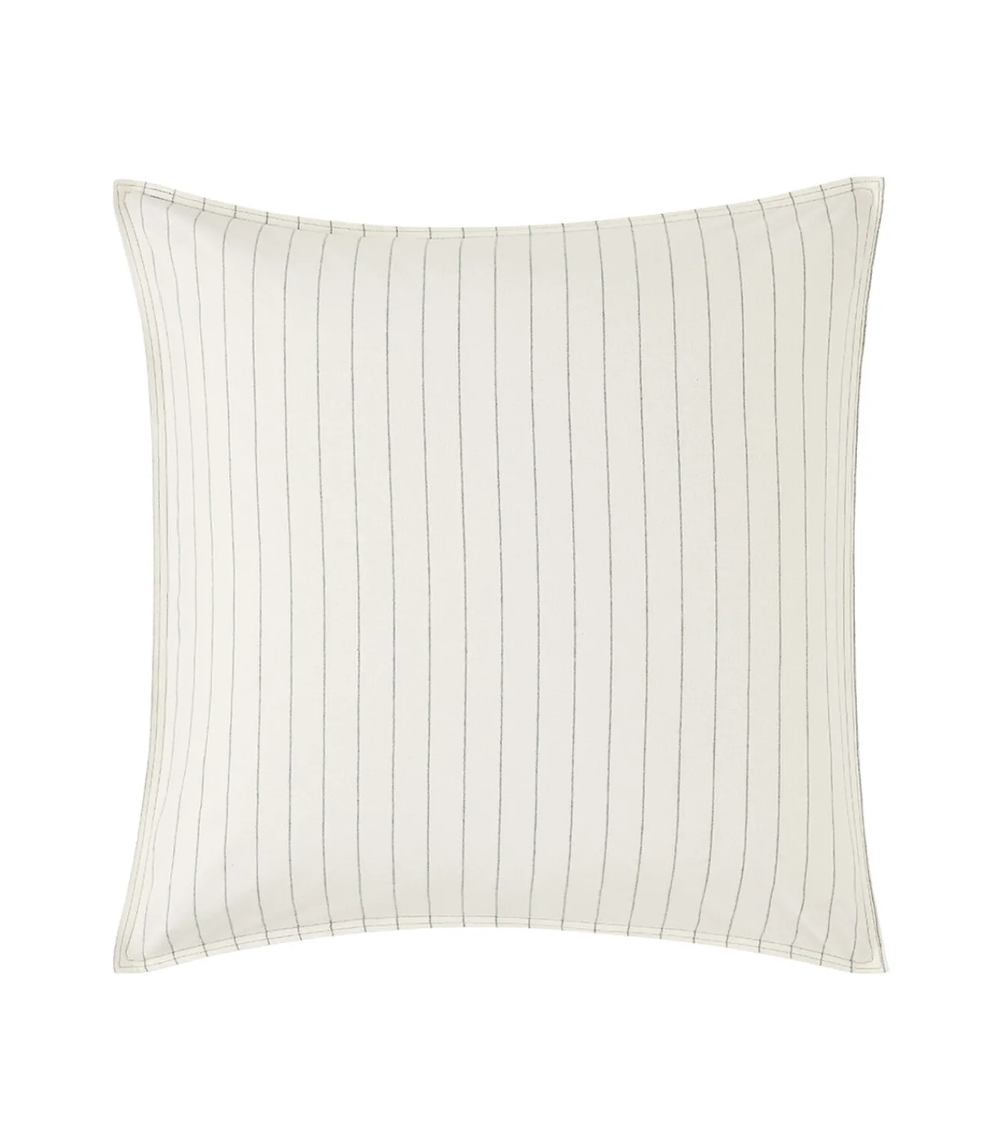 Discount Equilibre - Effen kussensloop in flanellen chambray katoen Kussenslopen