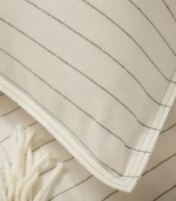 Discount Equilibre - Effen kussensloop in flanellen chambray katoen Kussenslopen