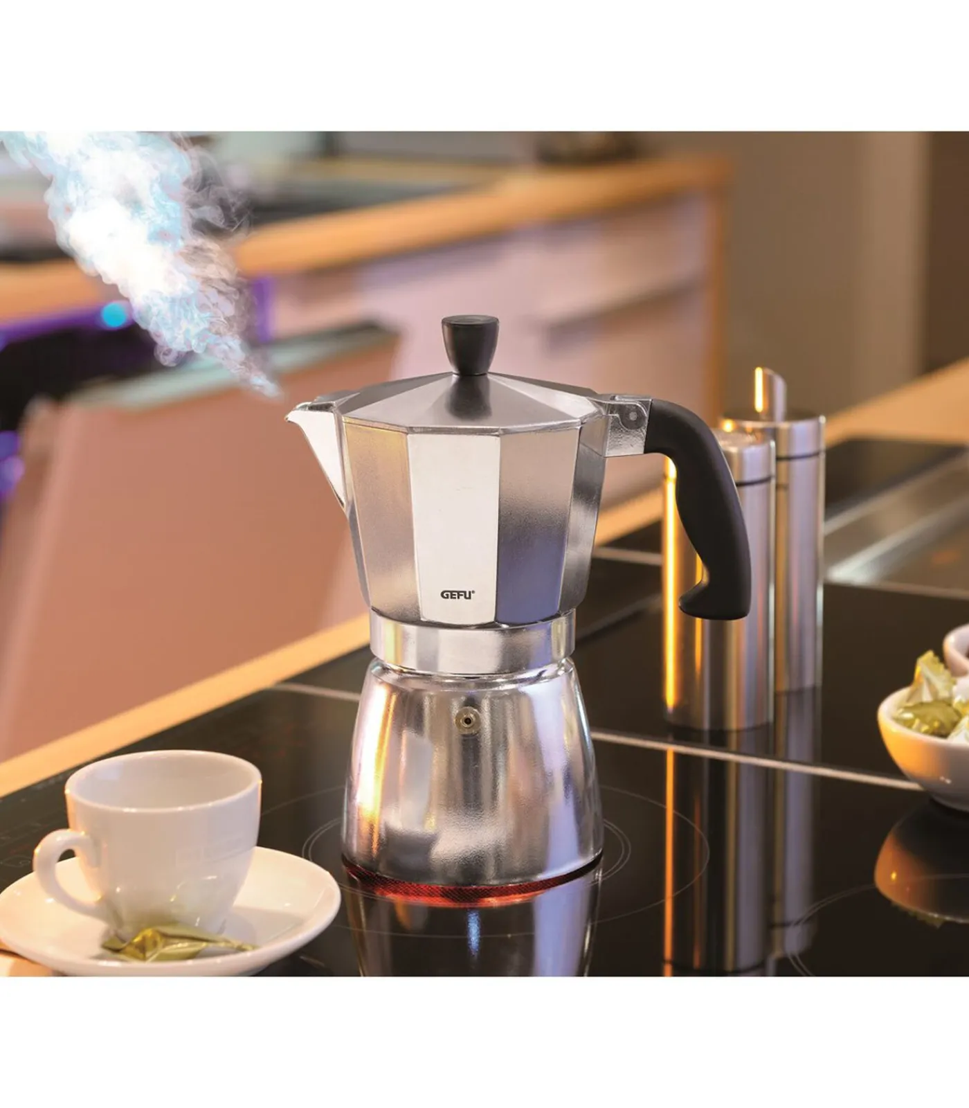 New Espressokoker LUCINO, 6 kopjes Koffie & Thee Maken