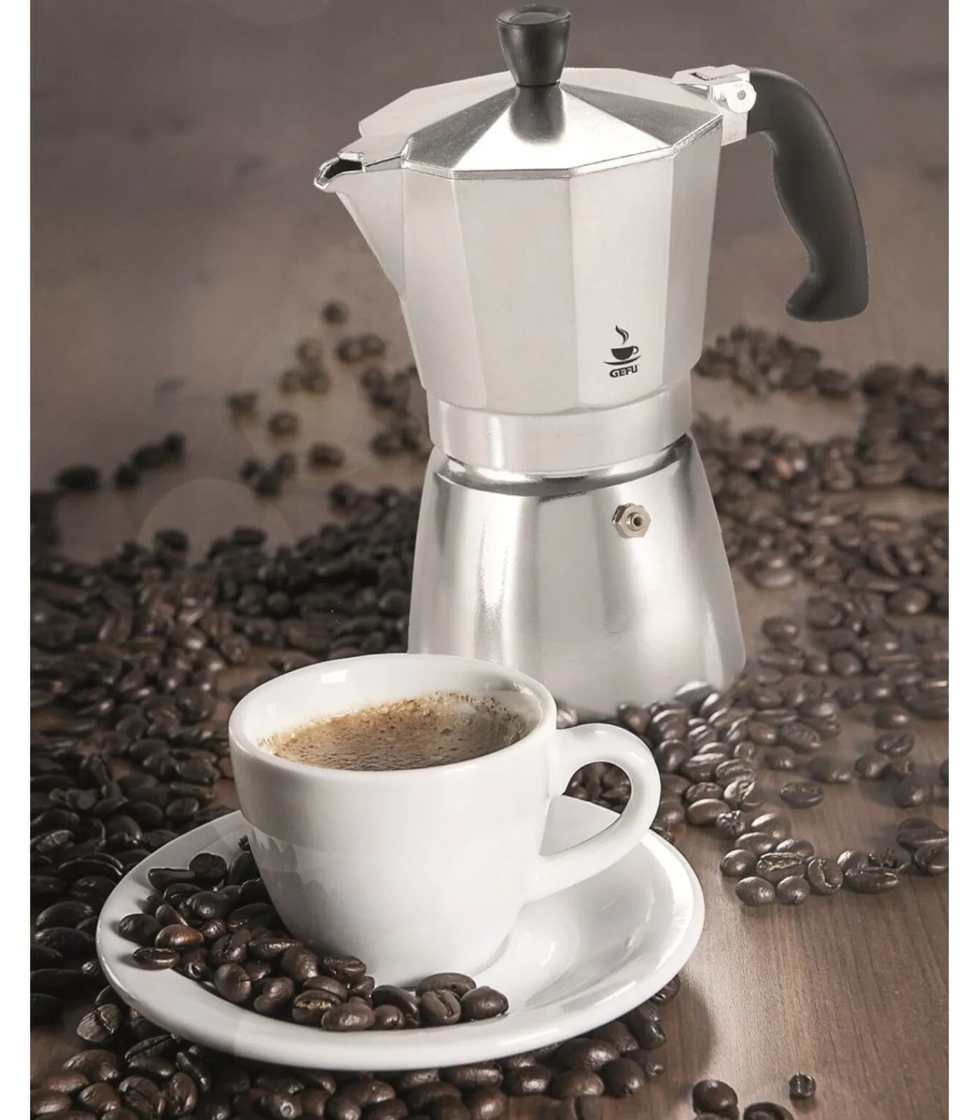 New Espressokoker LUCINO, 6 kopjes Koffie & Thee Maken