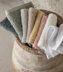 Online Essentiel - Effen washandje van biologisch katoen Washandjes