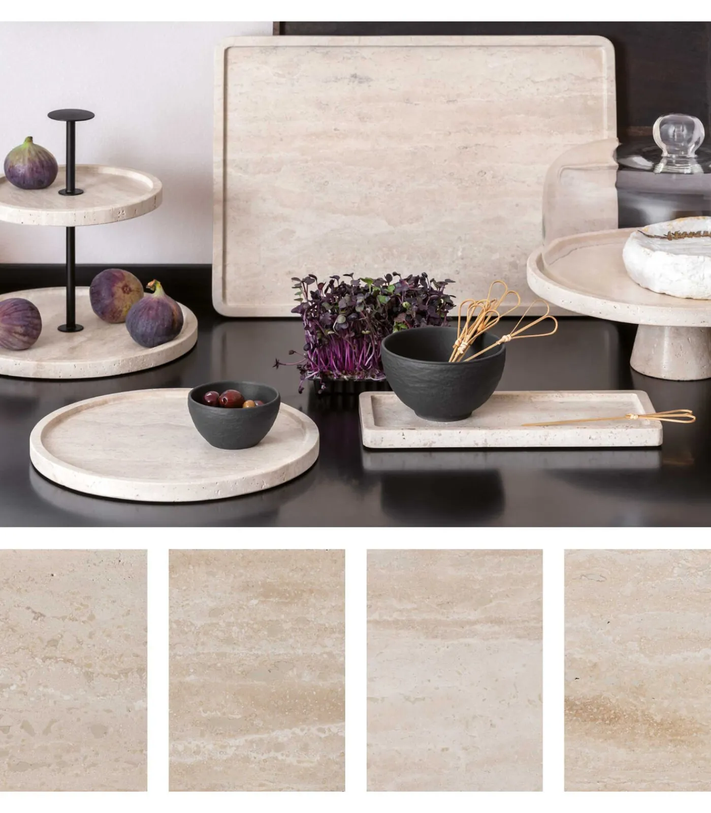 Best Etagère Manufacture Travertine Keukenaccessoires