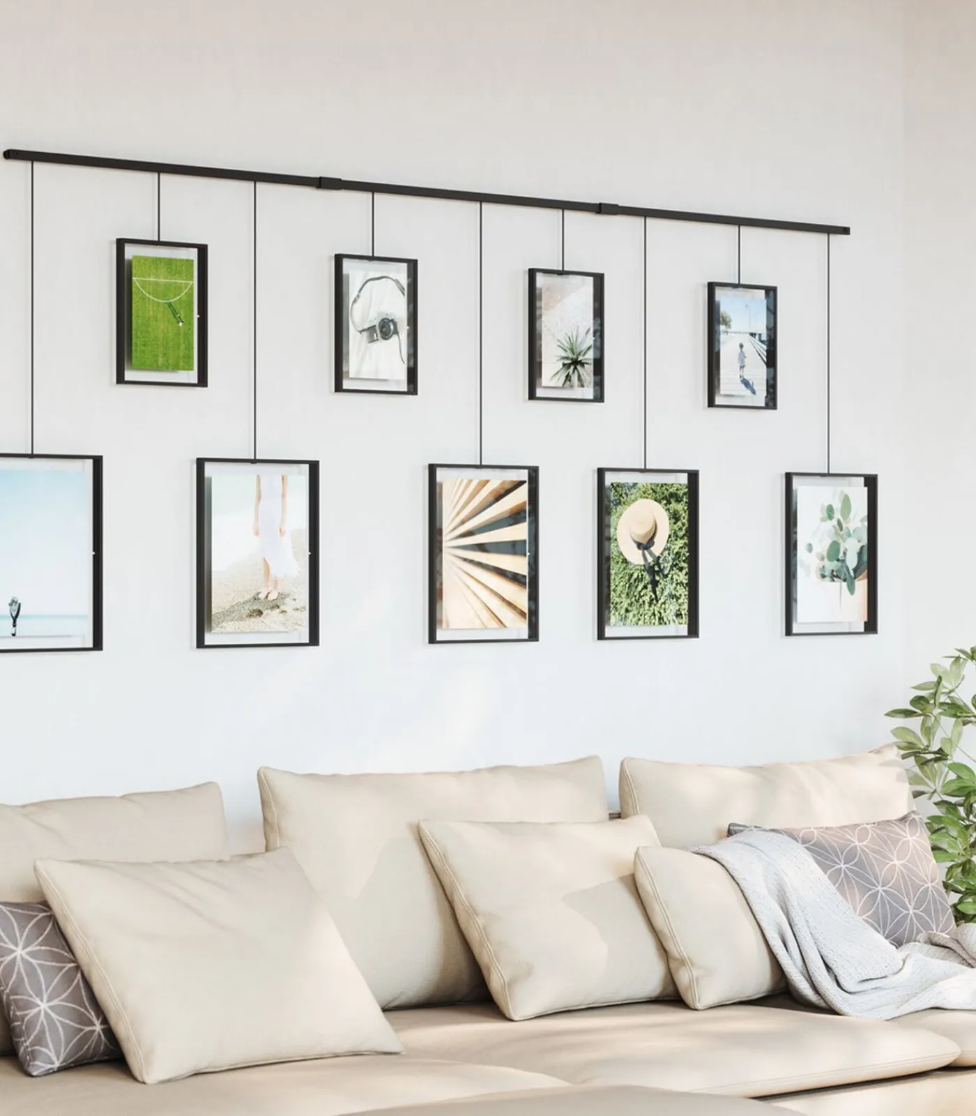 Exhibit fotolijsten, set van 9 Fotolijsten