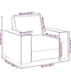 Sale Fauteuil 60 cm fluweel zwart Zetels