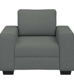 Hot Fauteuil 60 cm stof donkergrijs Zetels