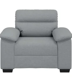 Outlet Fauteuil 60 cm stof lichtgrijs Zetels