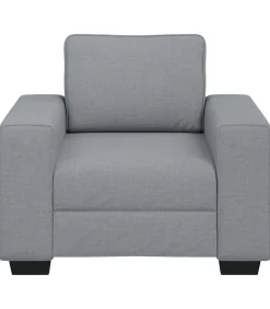 New Fauteuil 60 cm stof lichtgrijs Zetels