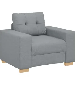 Best Fauteuil 60 cm stof lichtgrijs Zetels