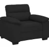 Hot Fauteuil 60 cm stof zwart Zetels