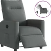 Discount Fauteuil elektrisch verstelbaar stof donkergrijs Zetels