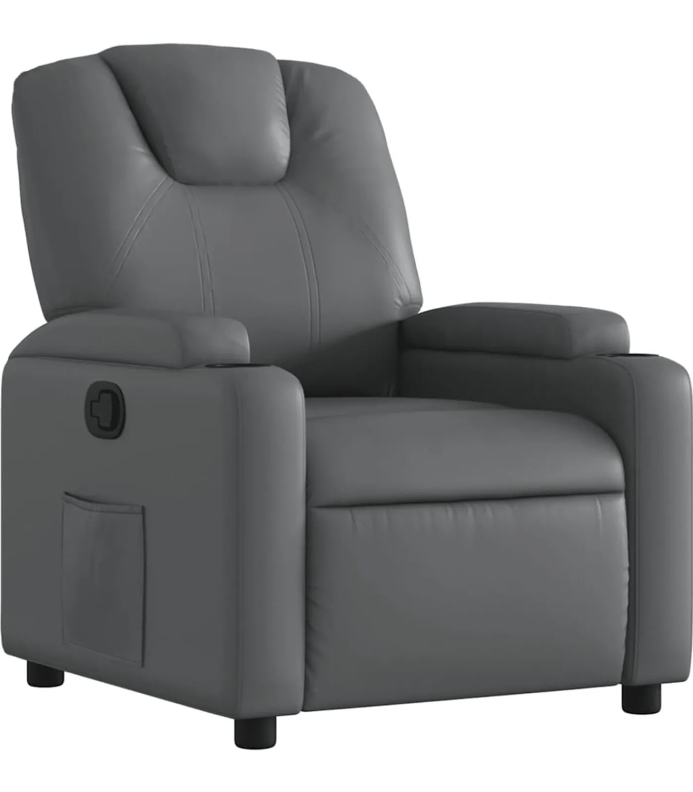 Sale Fauteuil verstelbaar kunstleer grijs Zetels