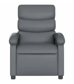 Best Fauteuil verstelbaar kunstleer grijs Zetels