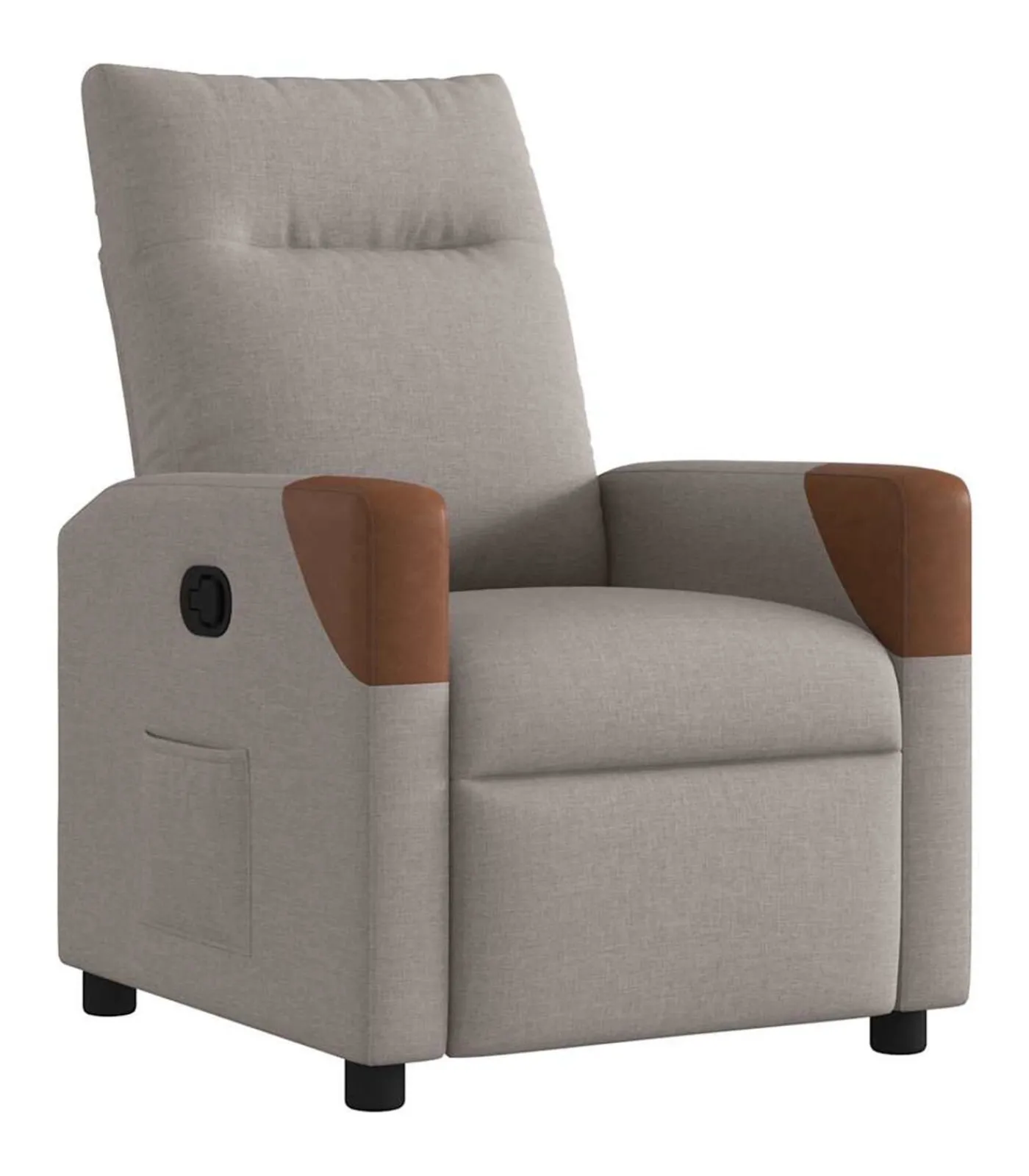 Clearance Fauteuil verstelbaar stof taupe Zetels