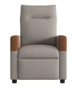 Clearance Fauteuil verstelbaar stof taupe Zetels